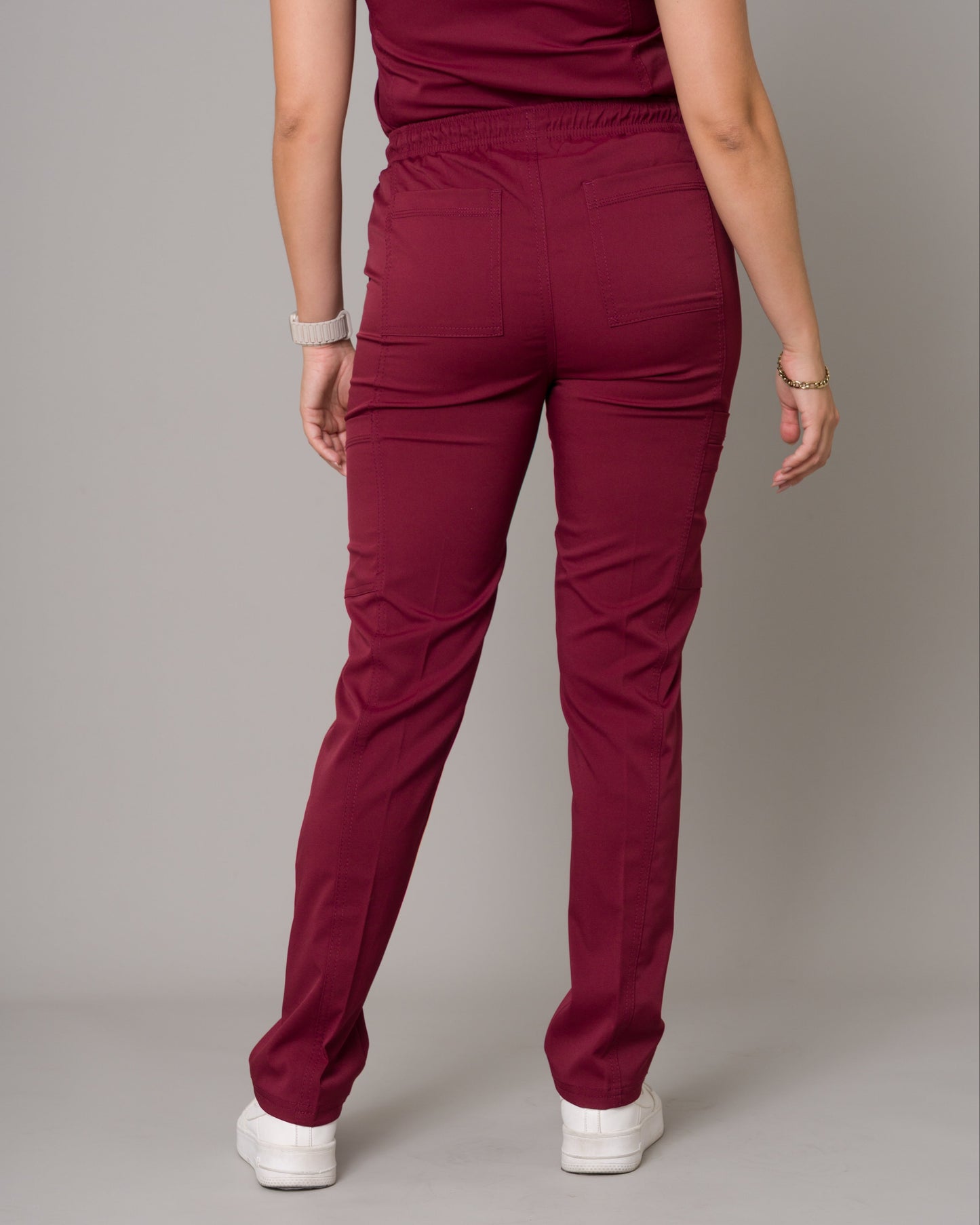 Scrub Allynta SD-04 Guinda - Pantalón