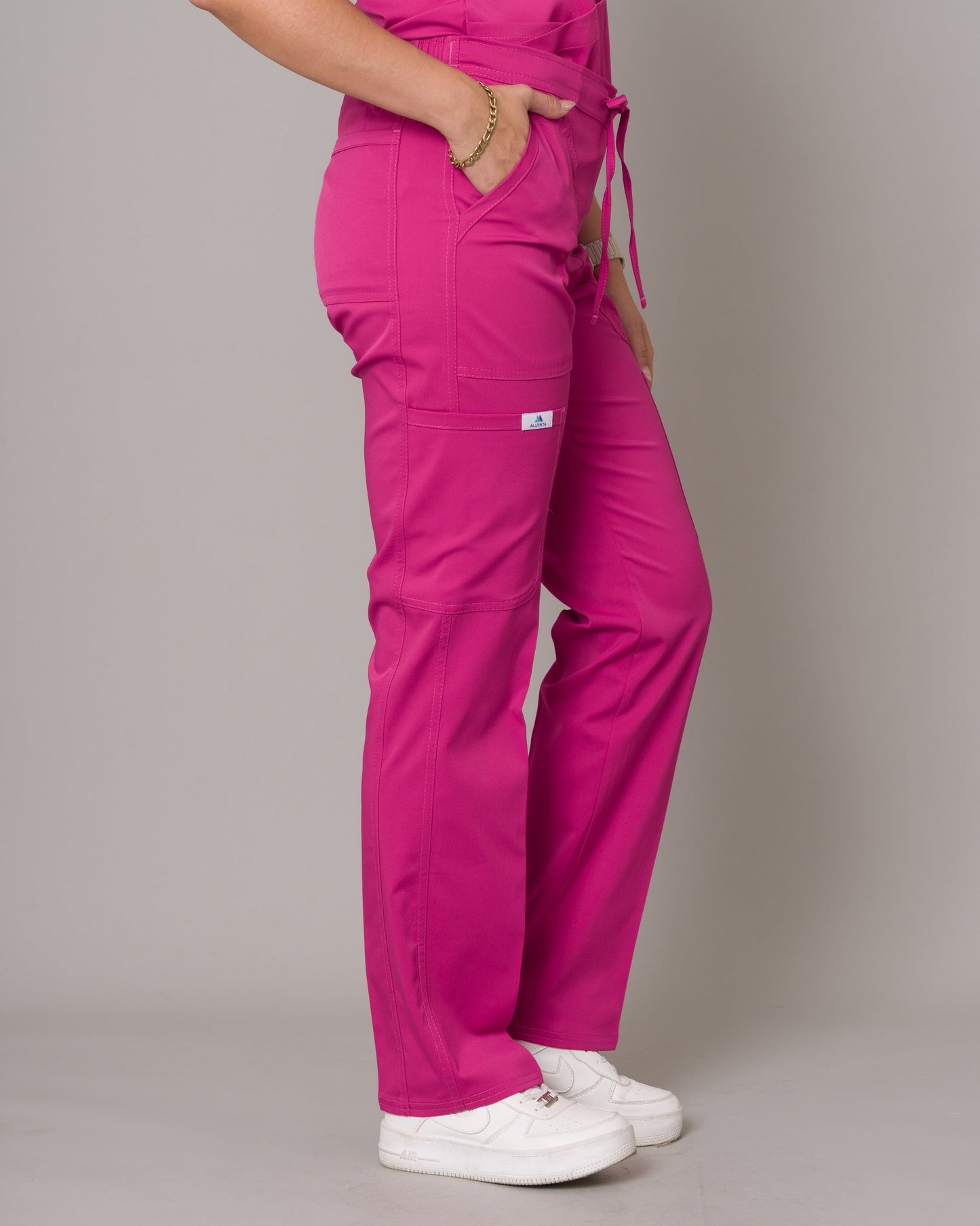 Scrub Allynta SD-02 Fucsia - Pantalón