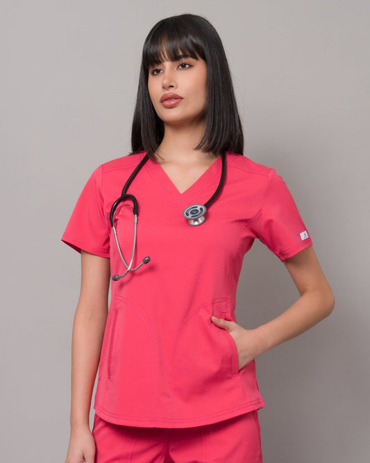 Scrub Allynta SD-02 Coral - Chaqueta
