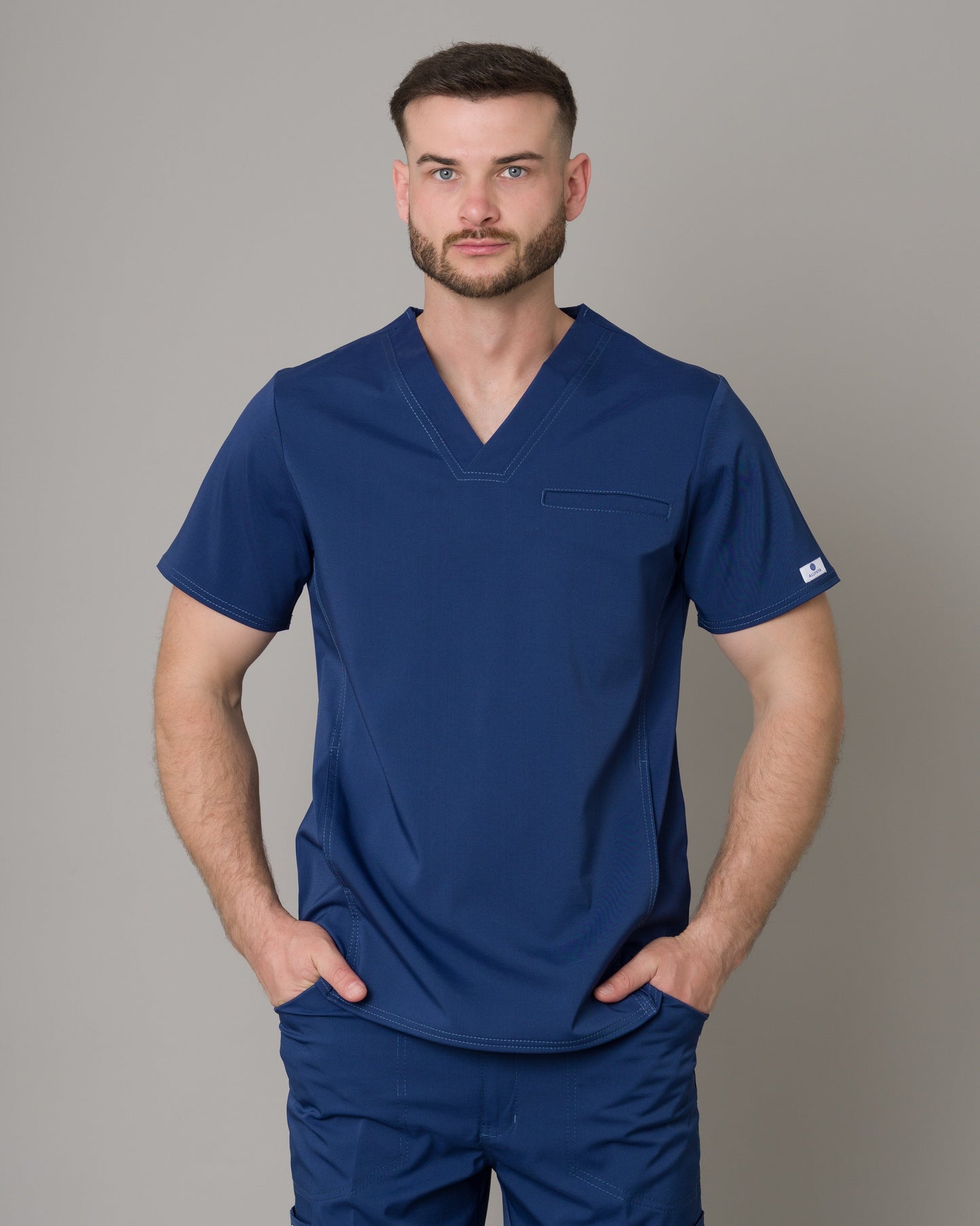 Scrub Allynta SV-02 Azul Navy - Chaqueta