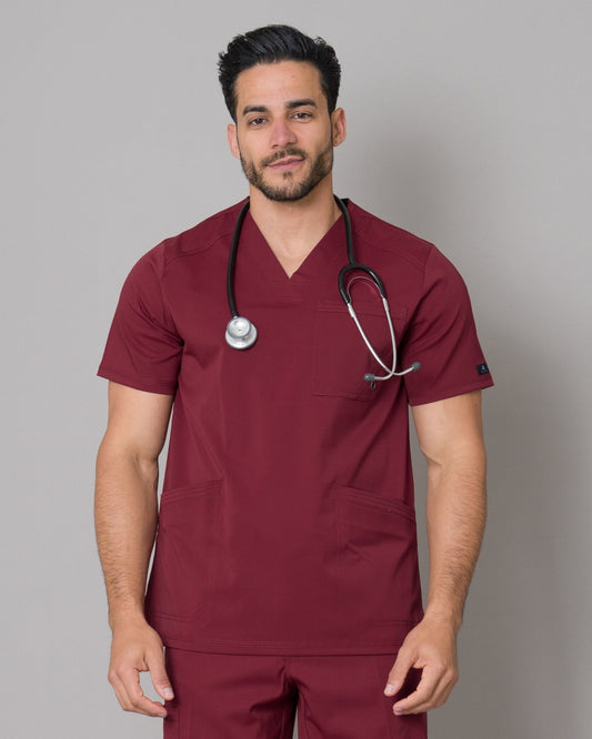 Scrub Allynta SV-01 Guinda - Chaqueta