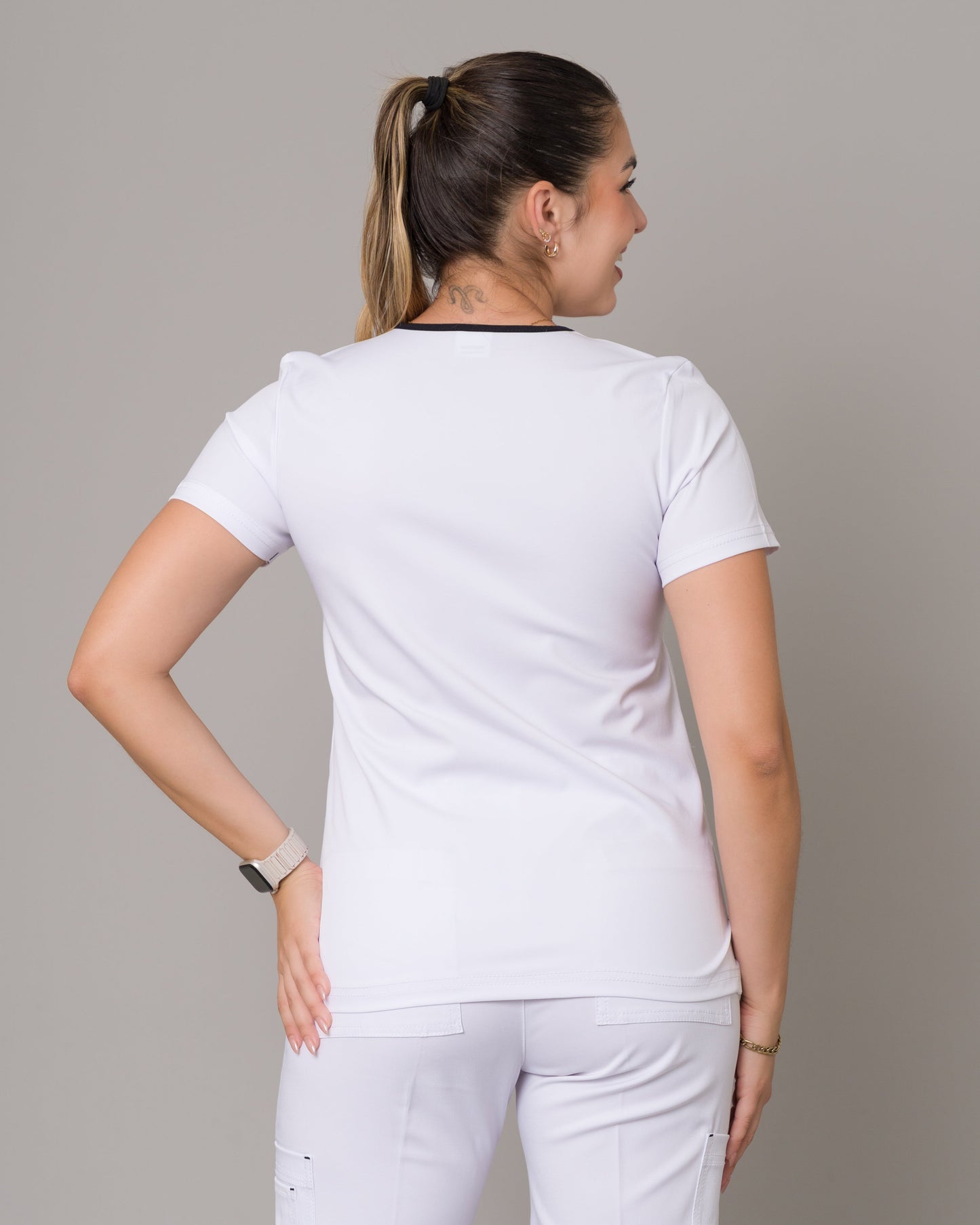 Scrub Allynta SD-05 Blanco - Chaqueta