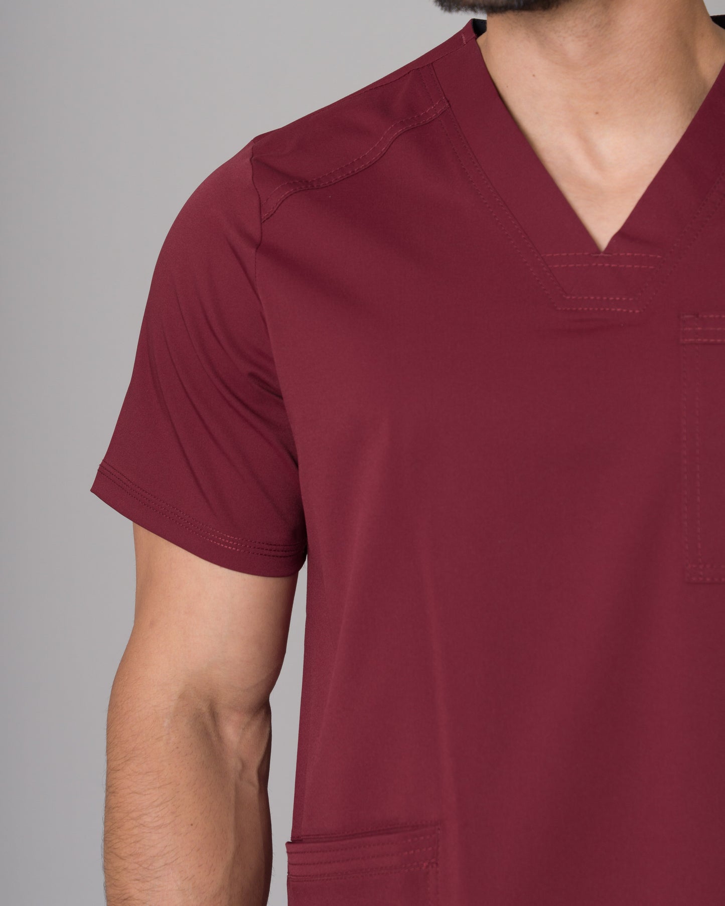 Scrub Allynta SV-01 Guinda - Chaqueta
