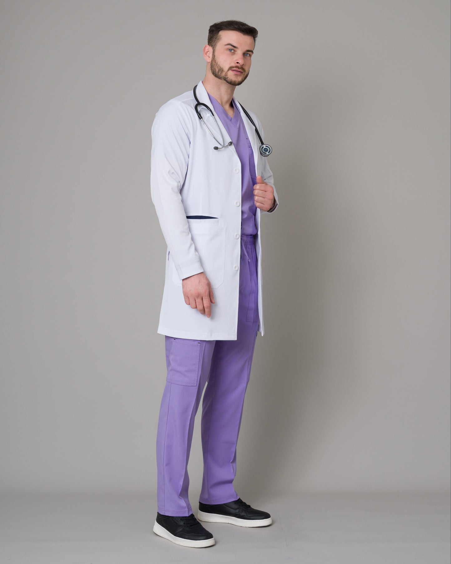 Bata Médica Allynta D2 Blanco (hombre)