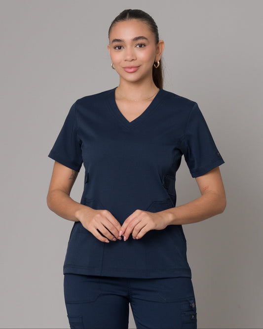 Scrub Allynta SD-04 Azul Marino - Chaqueta