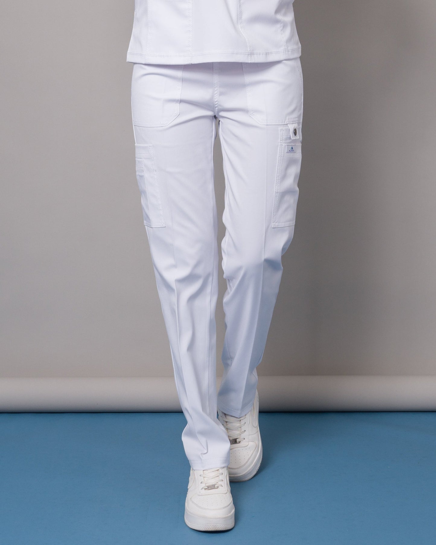 Scrub Allynta SD-04 Blanco - Pantalón