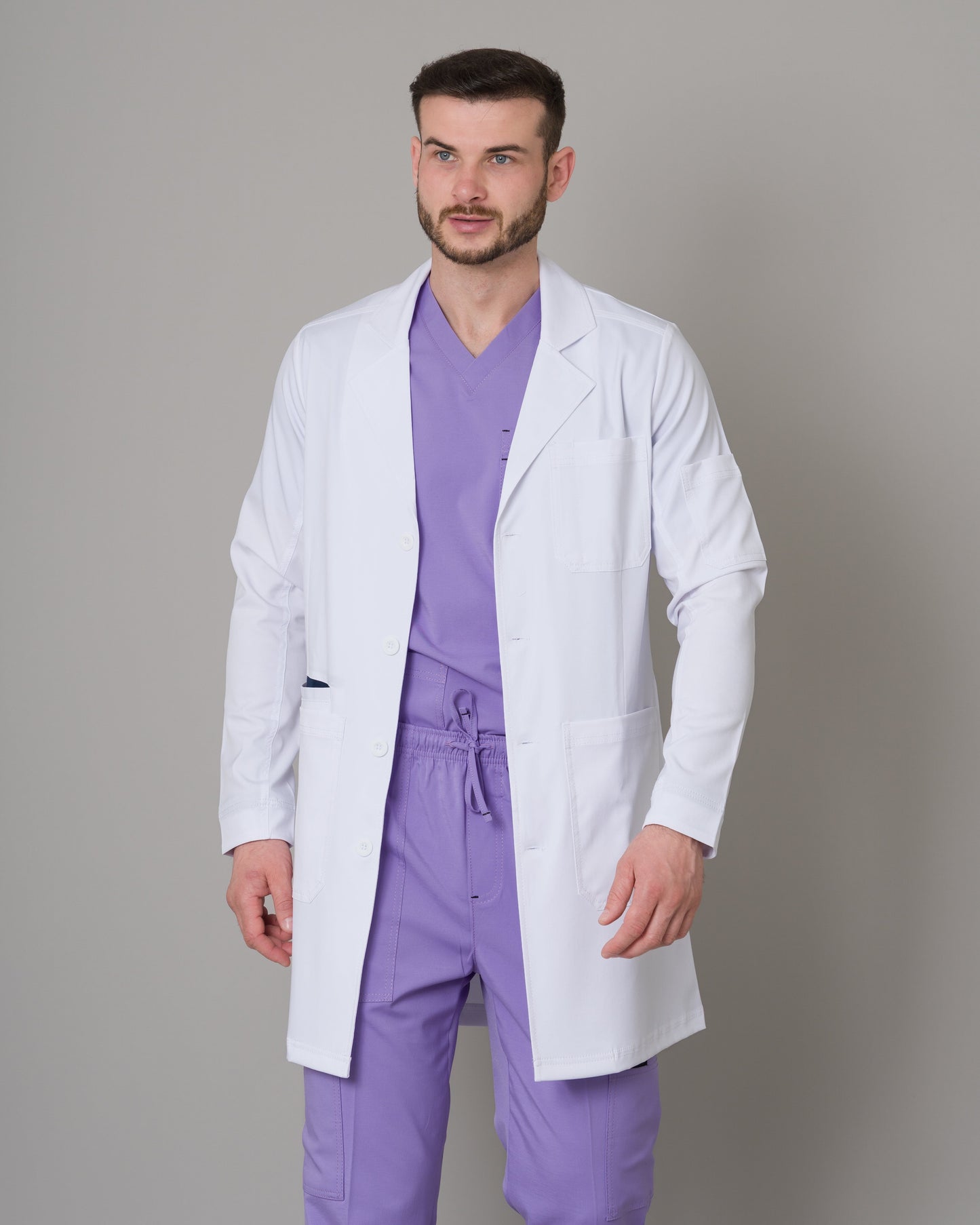 Bata Médica Allynta D2 Blanco (hombre)