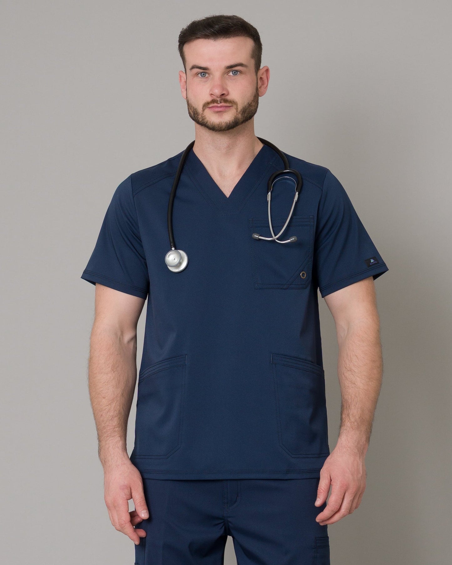 Scrub Allynta SV-01 Azul Marino - Chaqueta