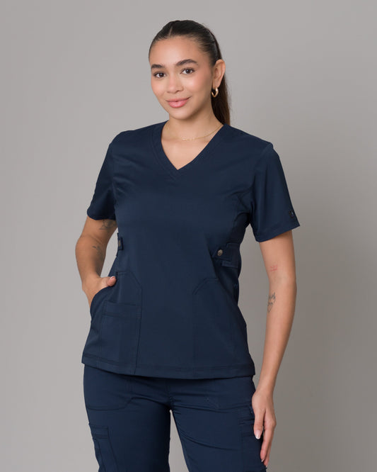 Scrub Allynta SD-04 Azul Marino - Chaqueta