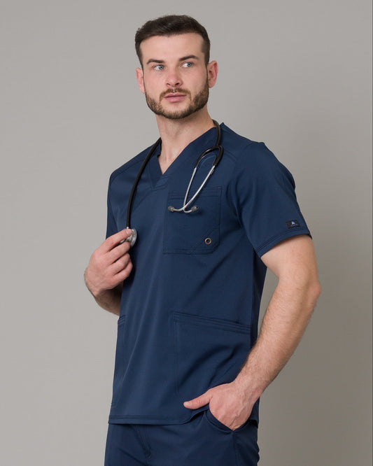 Scrub Allynta SV-01 Azul Marino - Chaqueta