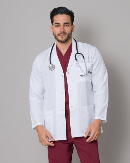 Bata Médica Blazer D-01 Blanco (hombre)