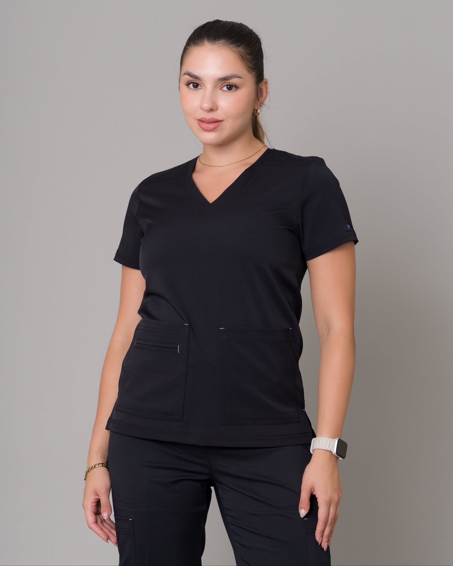 Scrub Allynta SD-05 Negro - Chaqueta