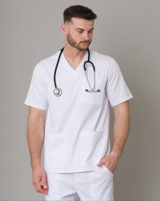 Scrub Allynta SV-03 Blanco - Chaqueta