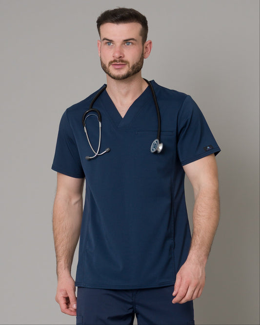 Scrub Allynta SV-02 Azul Marino - Chaqueta