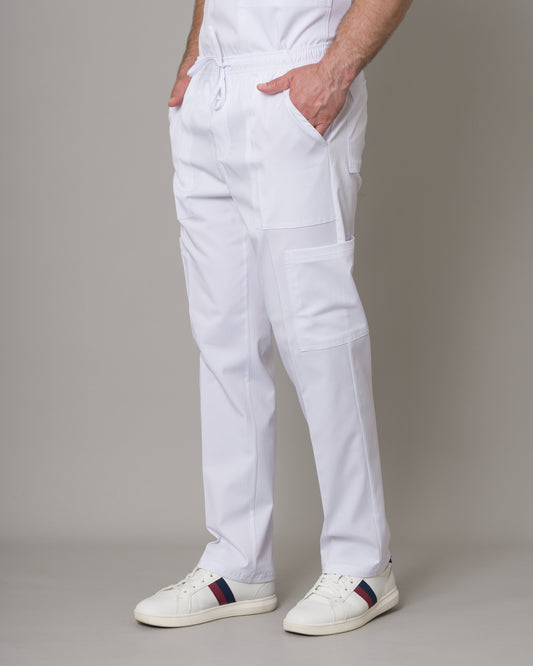 Scrub Allynta SV-03 Blanco - Pantalón