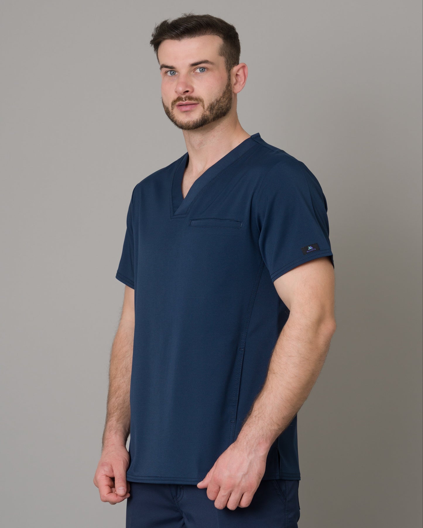 Scrub Allynta SV-02 Azul Marino - Chaqueta