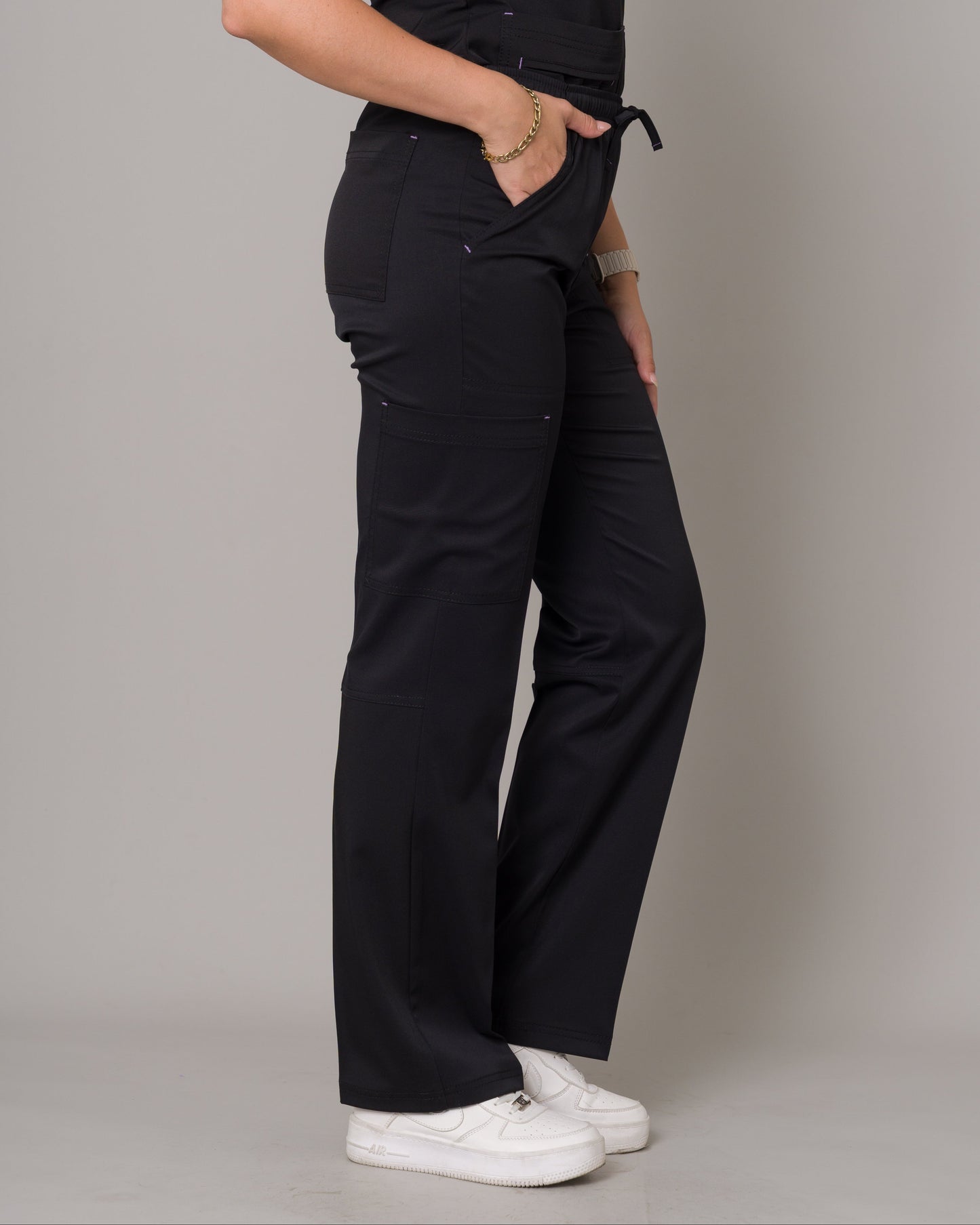 Scrub Allynta SD-05 Negro - Pantalón