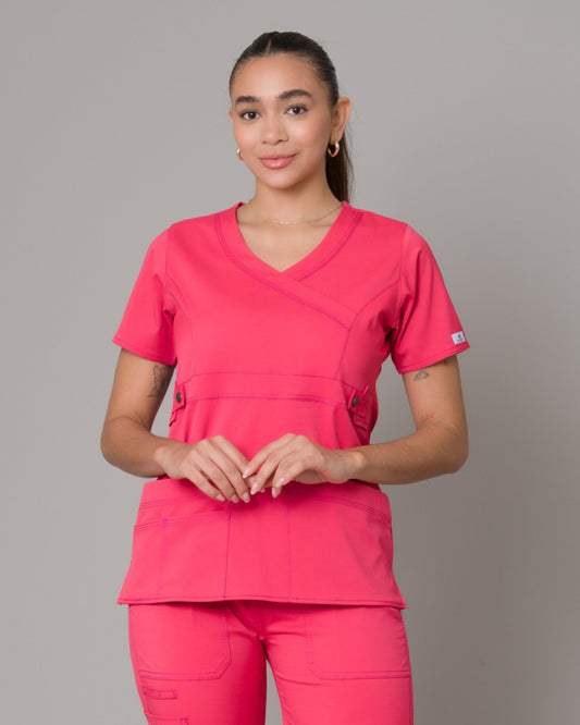 Scrub Allynta SD-03 Coral - Chaqueta