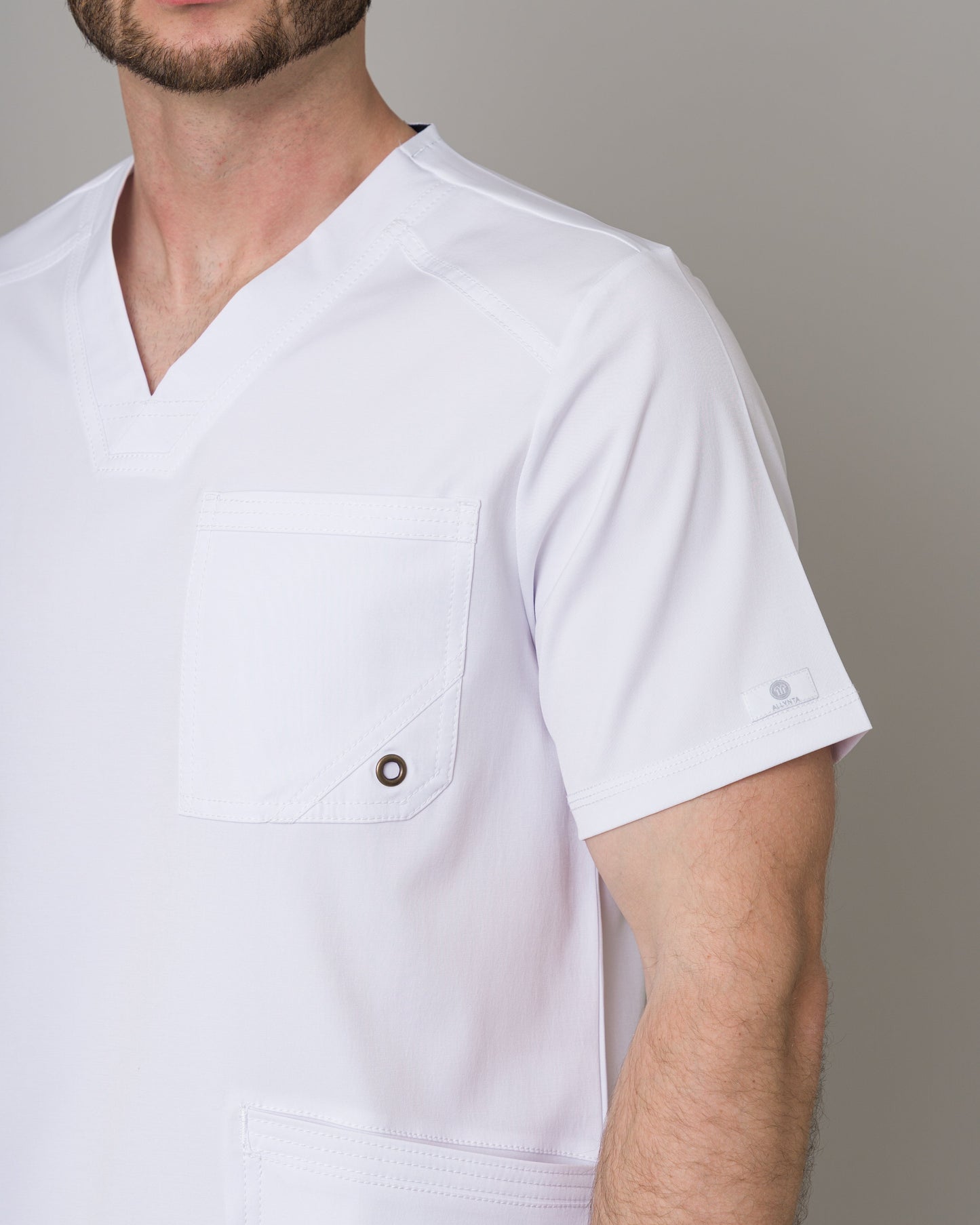 Scrub Allynta SV-01 Blanco - Chaqueta