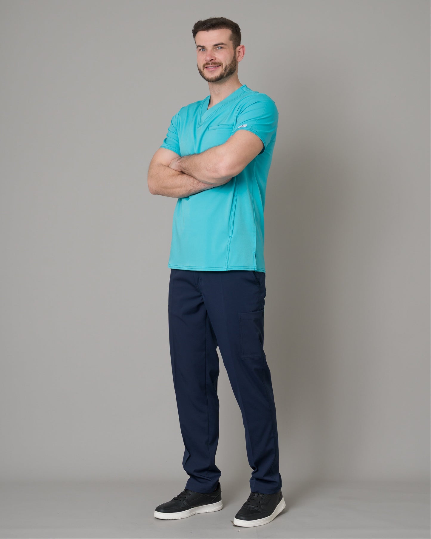 Scrub Allynta SV-02 Turquesa - Chaqueta