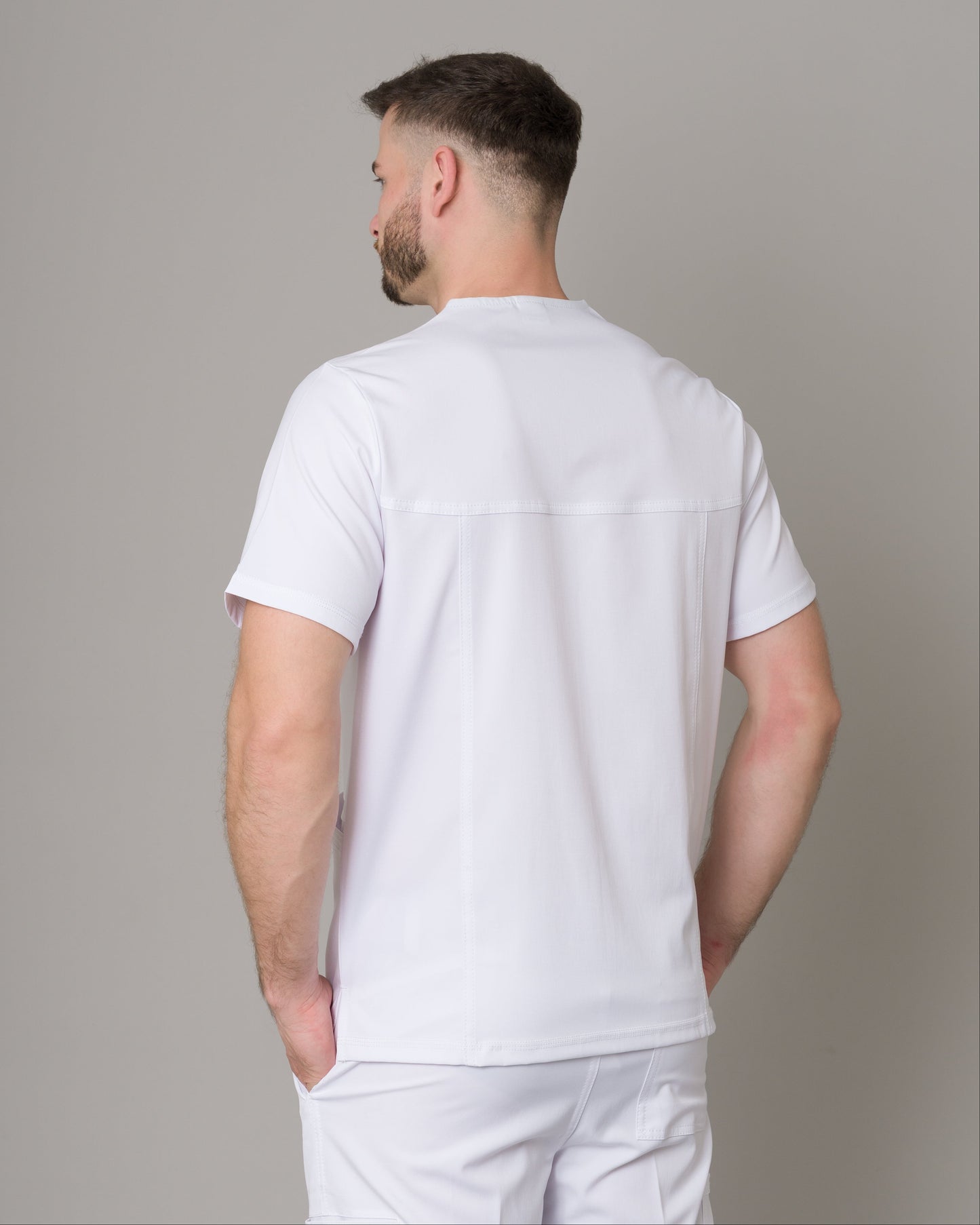 Scrub Allynta SV-01 Blanco - Chaqueta