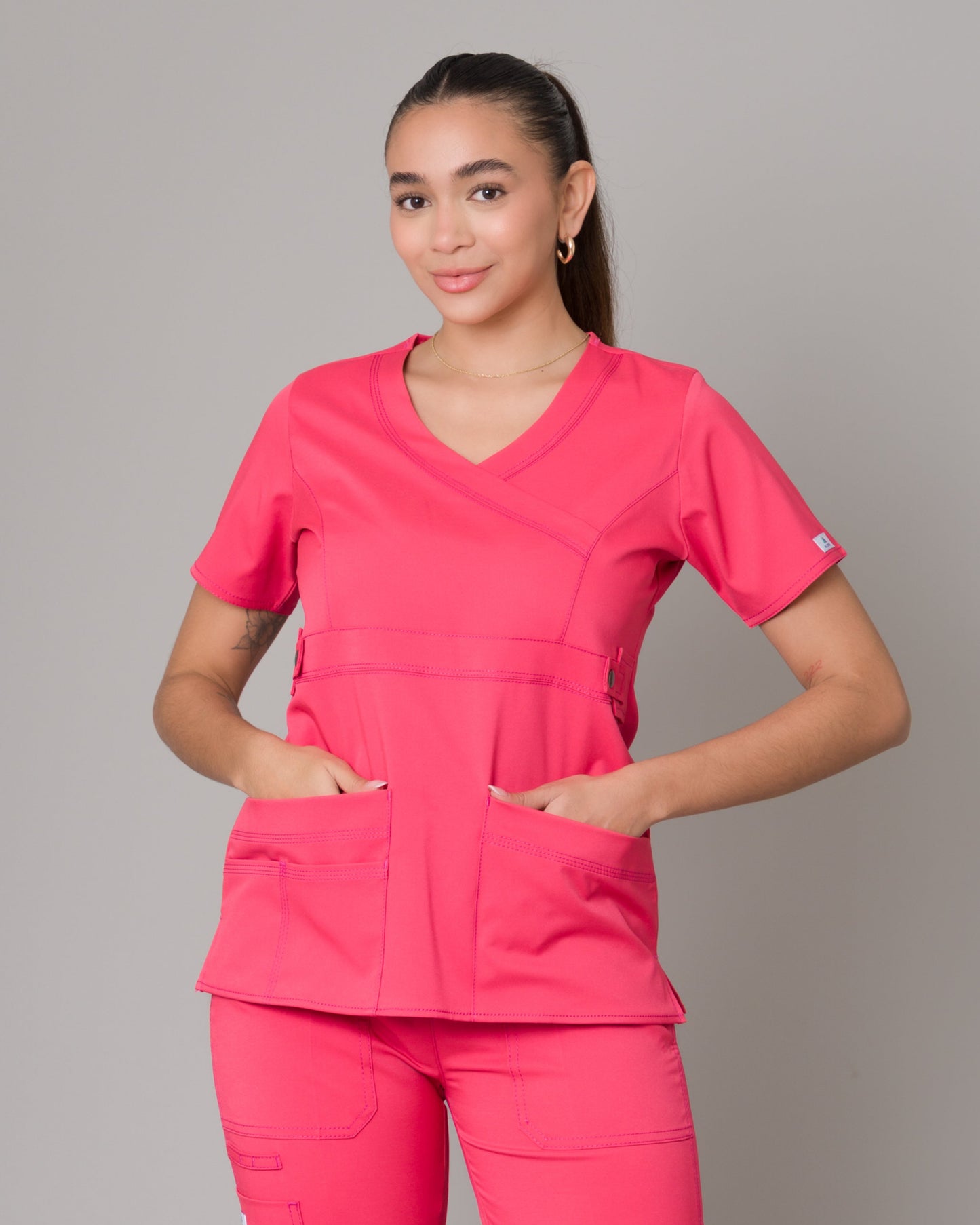 Scrub Allynta SD-03 Coral - Chaqueta