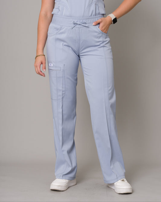 Scrub Allynta SD-02 Celeste Acerado - Pantalón