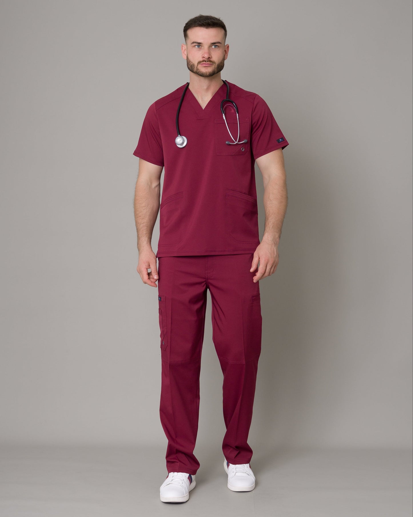 Scrub Allynta SV-01 Guinda - Chaqueta