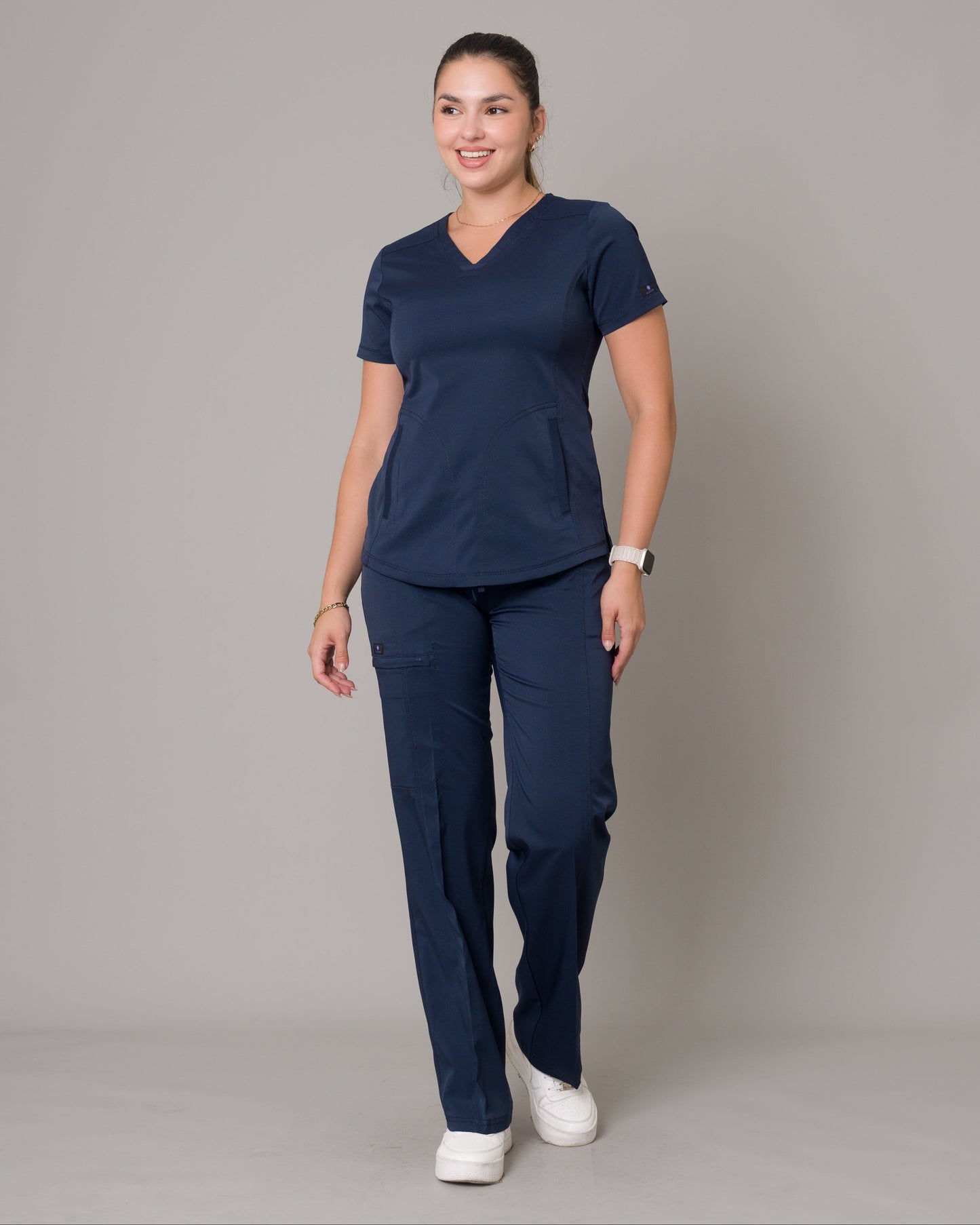 Scrub Allynta SD-02 Azul Marino - Chaqueta