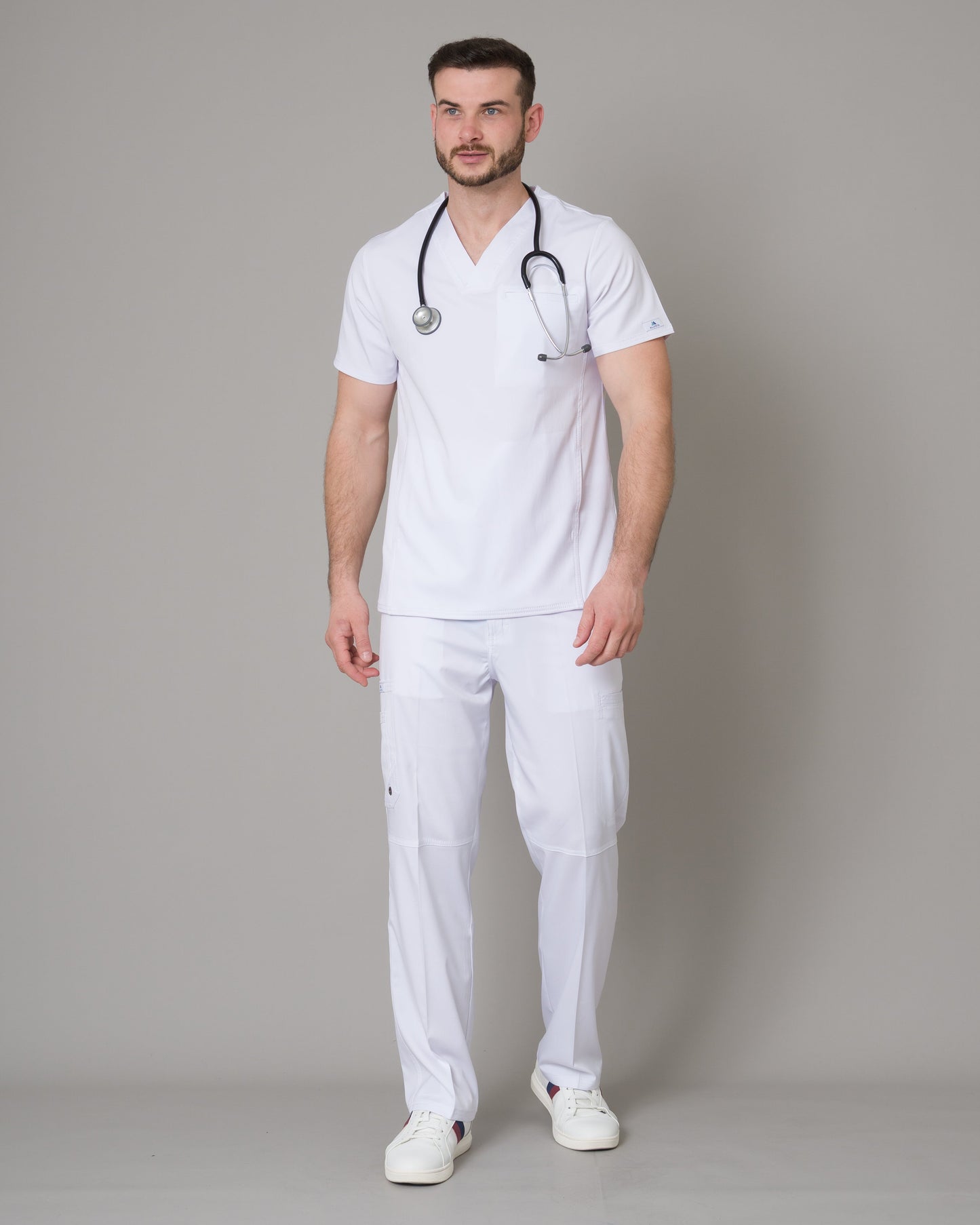 Scrub Allynta SV-02 Blanco - Chaqueta