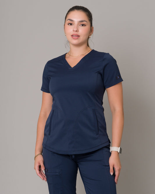 Scrub Allynta SD-02 Azul Marino - Chaqueta