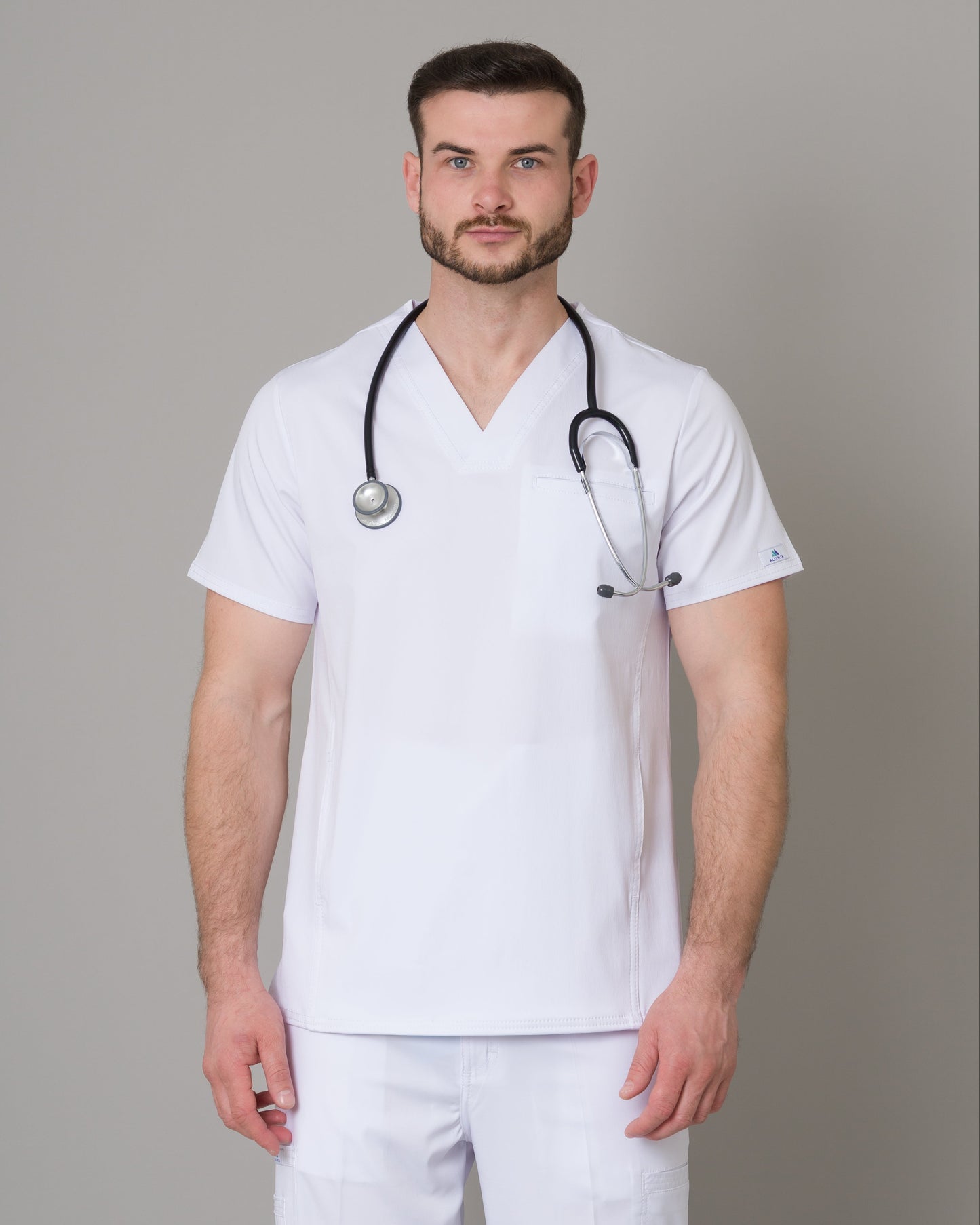 Scrub Allynta SV-02 Blanco - Chaqueta