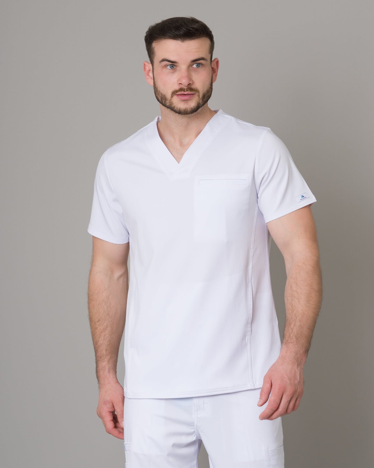 Scrub Allynta SV-02 Blanco - Chaqueta