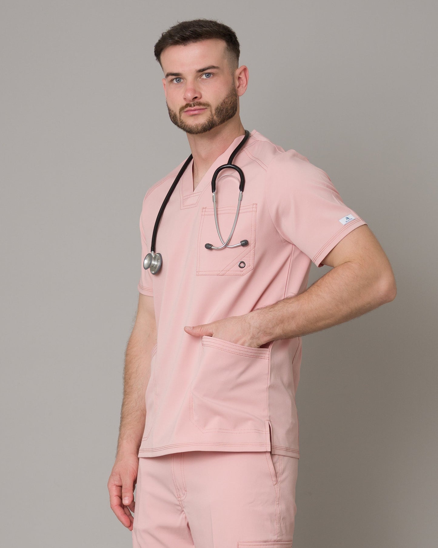Scrub Allynta SV-01 Palo Rosa - Chaqueta