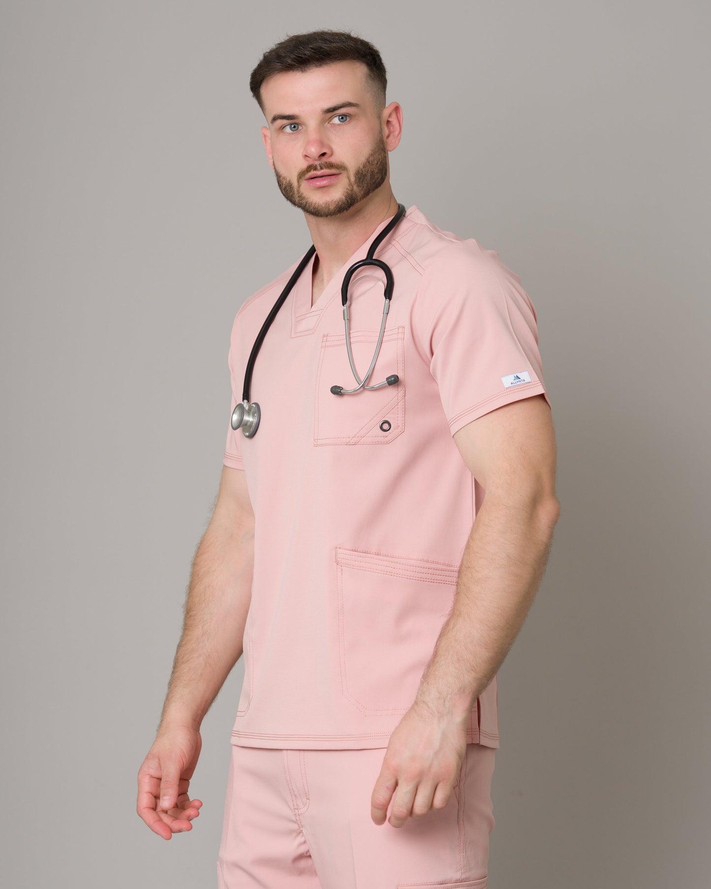 Scrub Allynta SV-01 Palo Rosa - Chaqueta