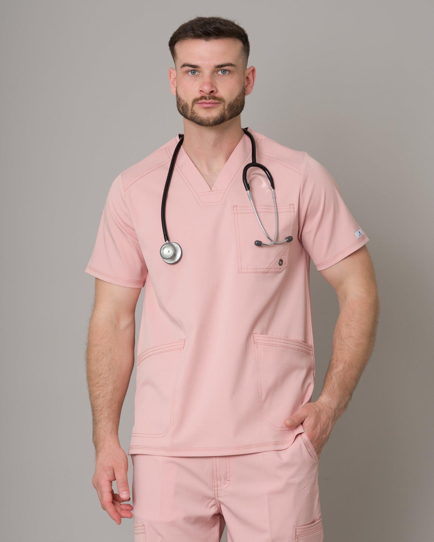 Scrub Allynta SV-01 Palo Rosa - Chaqueta