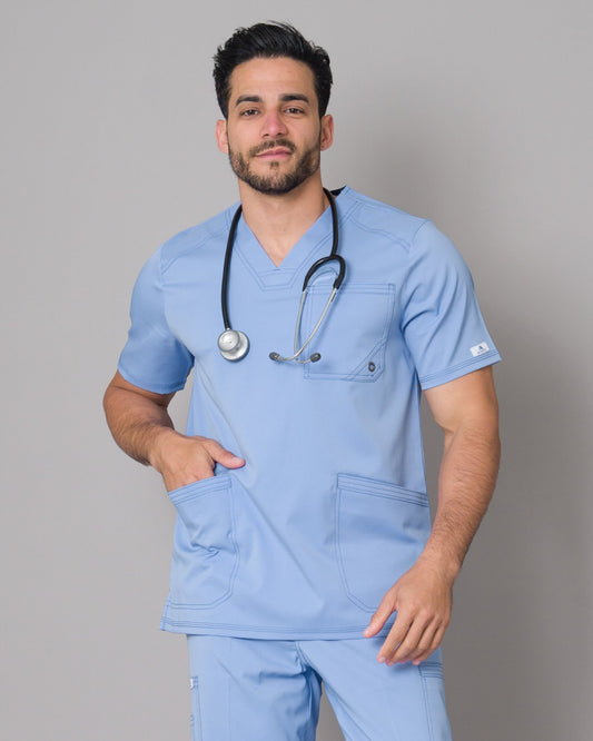 Scrub Allynta SV-01 Celeste Cielo - Chaqueta