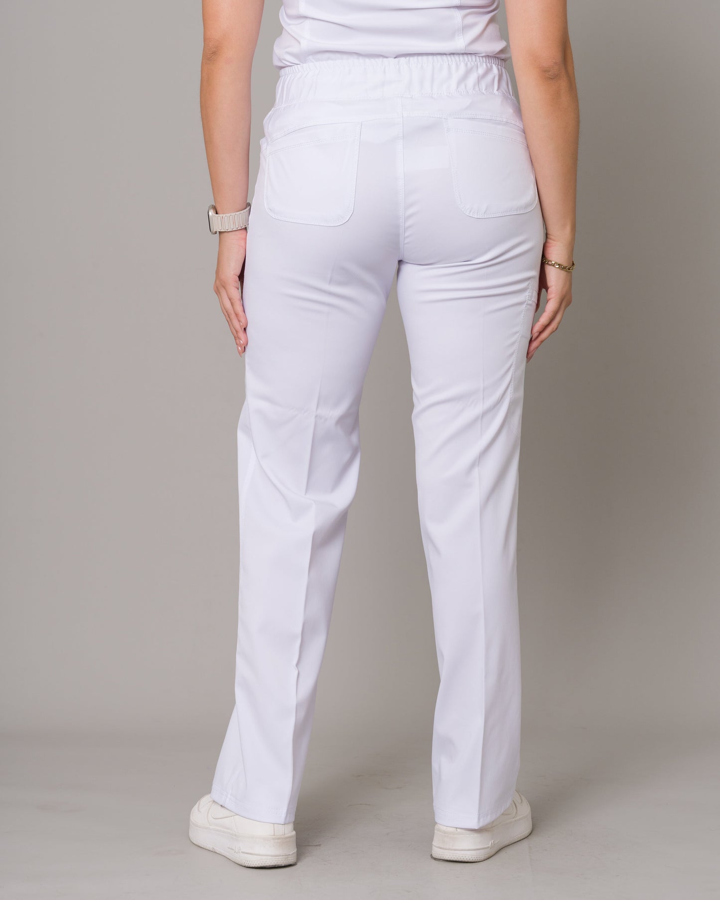 Scrub Allynta SD-02 Blanco - Pantalón