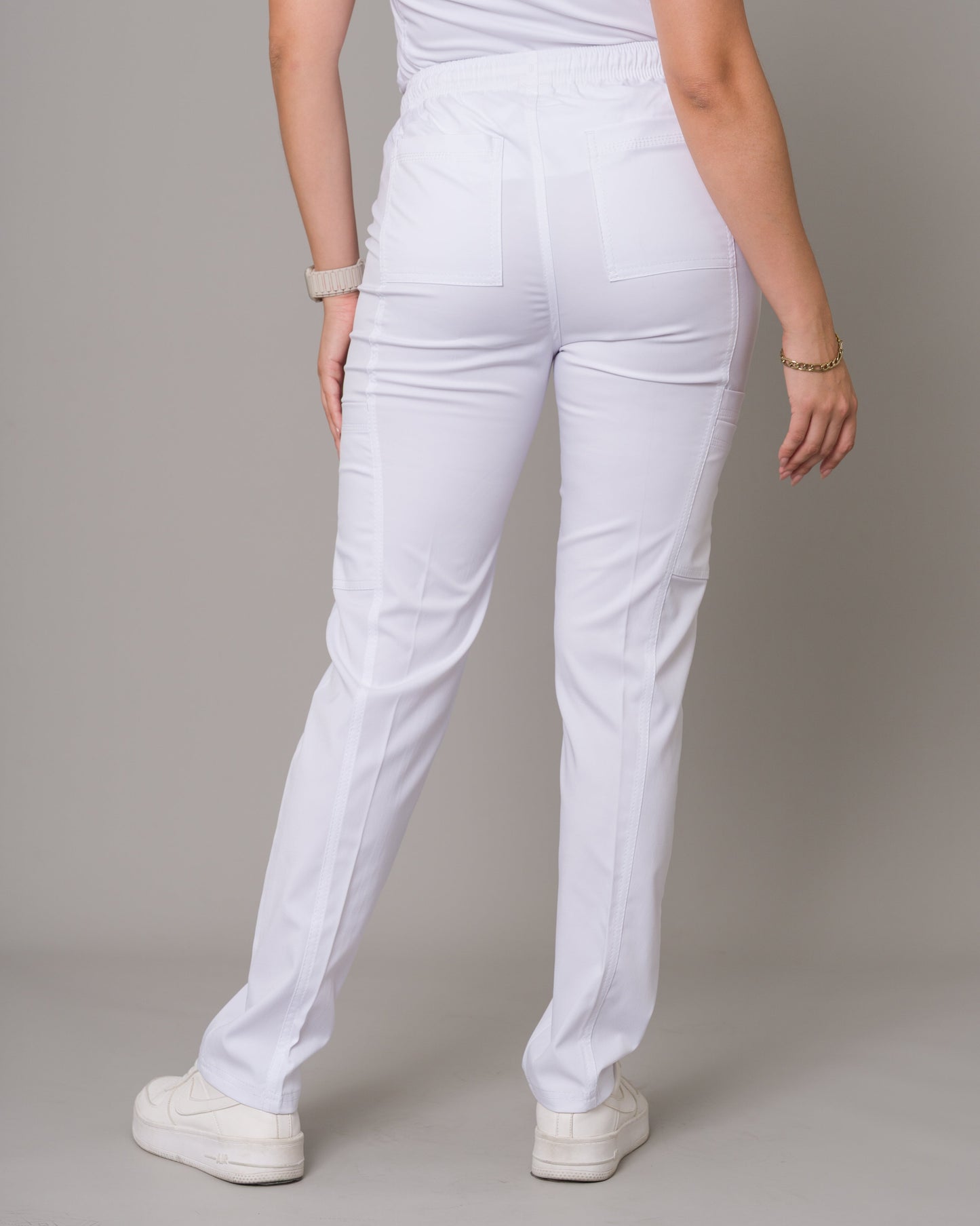 Scrub Allynta SD-04 Blanco - Pantalón