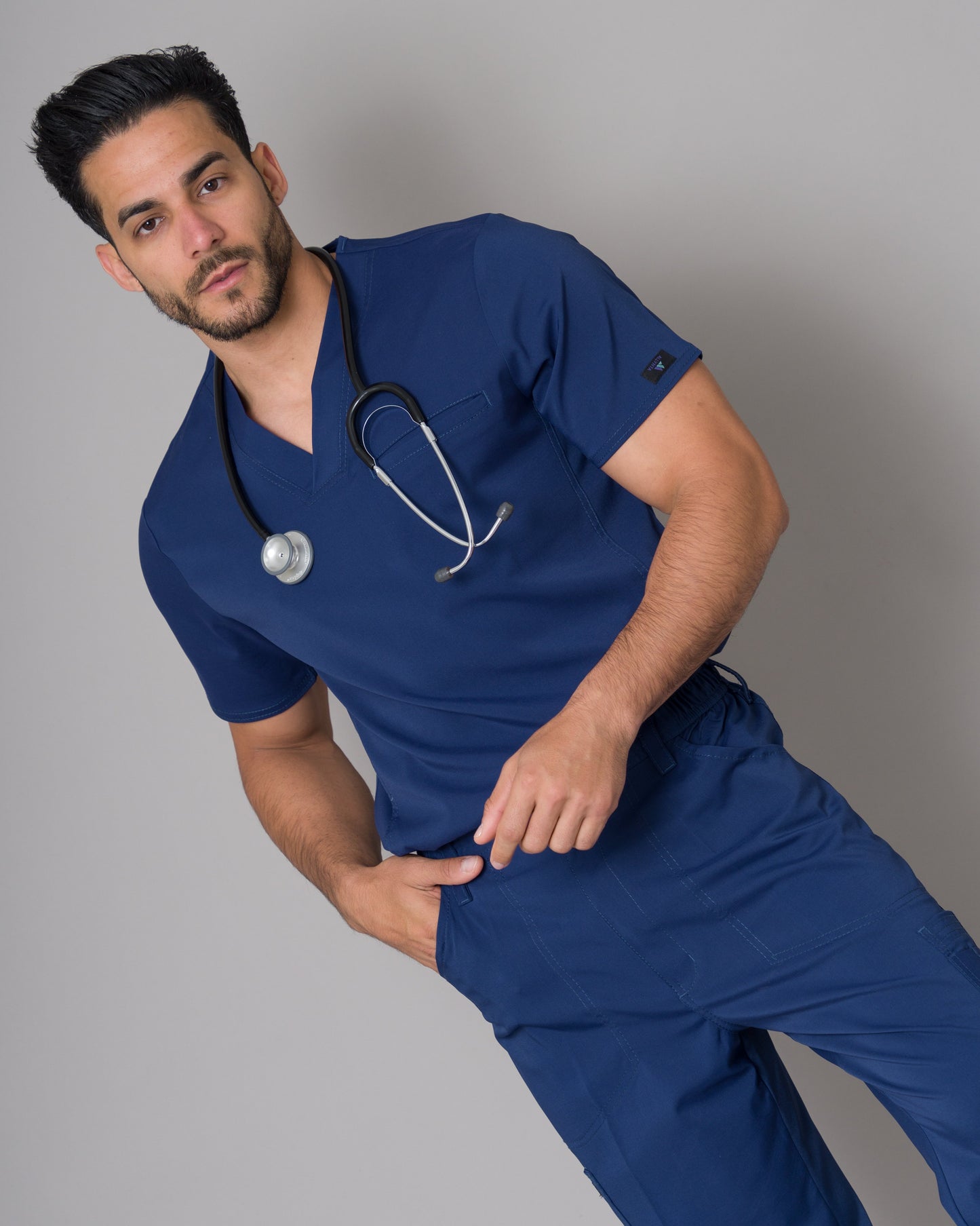 Scrub Allynta SV-02 Azul Navy - Chaqueta