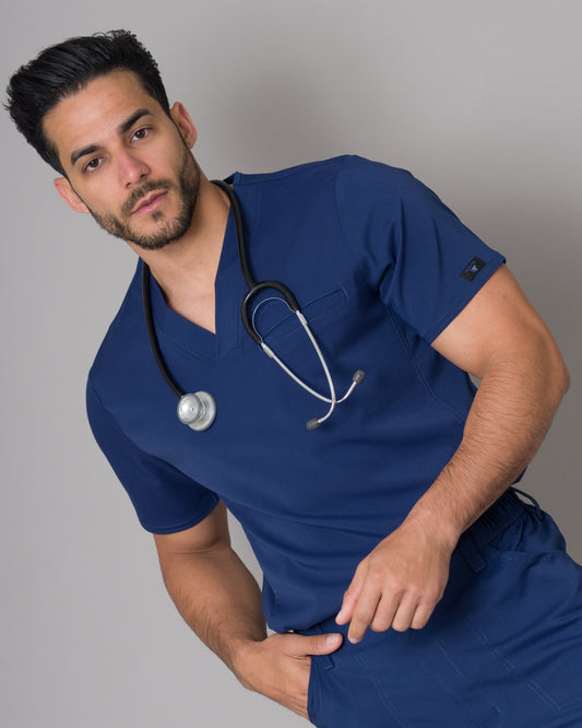 Scrub Allynta SV-02 Azul Navy - Chaqueta