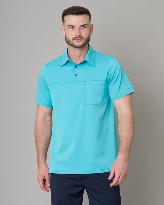 Scrub Allynta Camisero Turquesa - Chaqueta