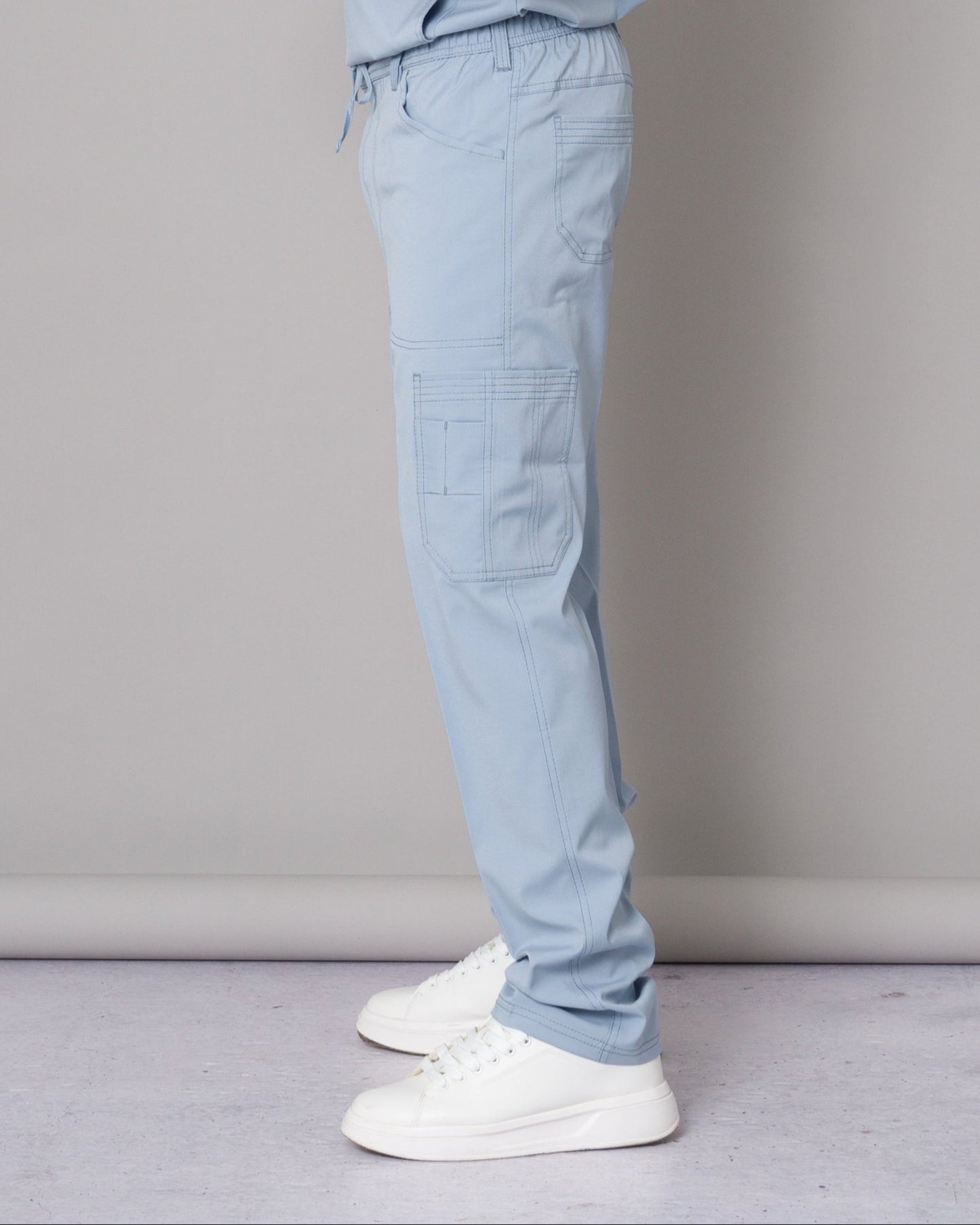 Scrub Allynta SV-02 Celeste Acerado - Pantalón
