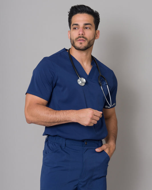 Scrub Allynta SV-02 Azul Navy - Chaqueta