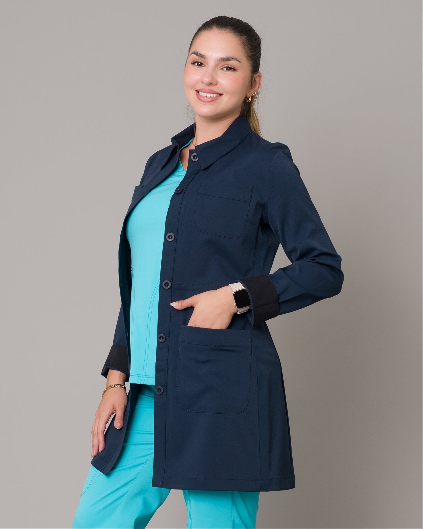 Bata Allynta D-03 Largo Azul Marino