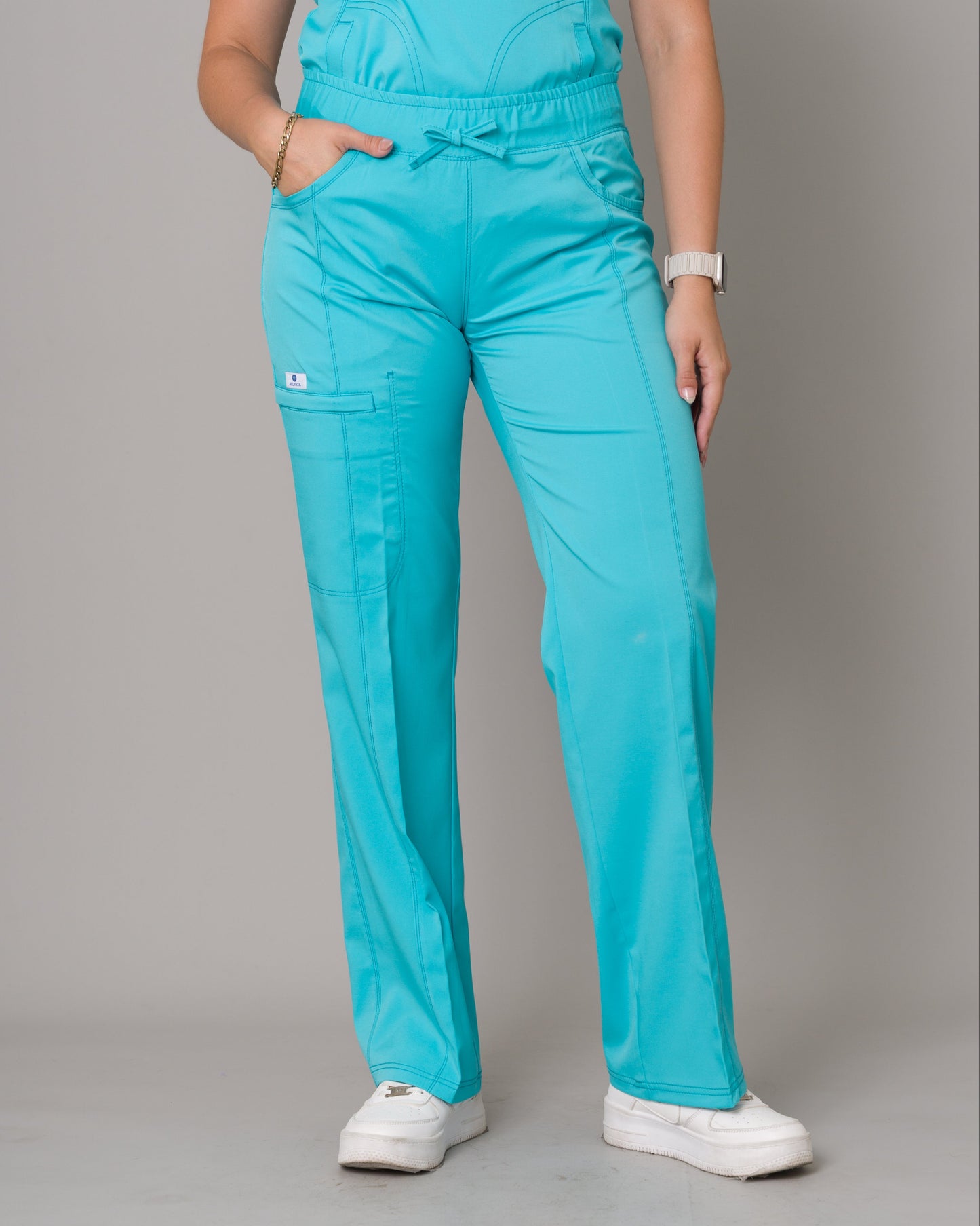 Scrub Allynta SD-02 Turquesa - Pantalón