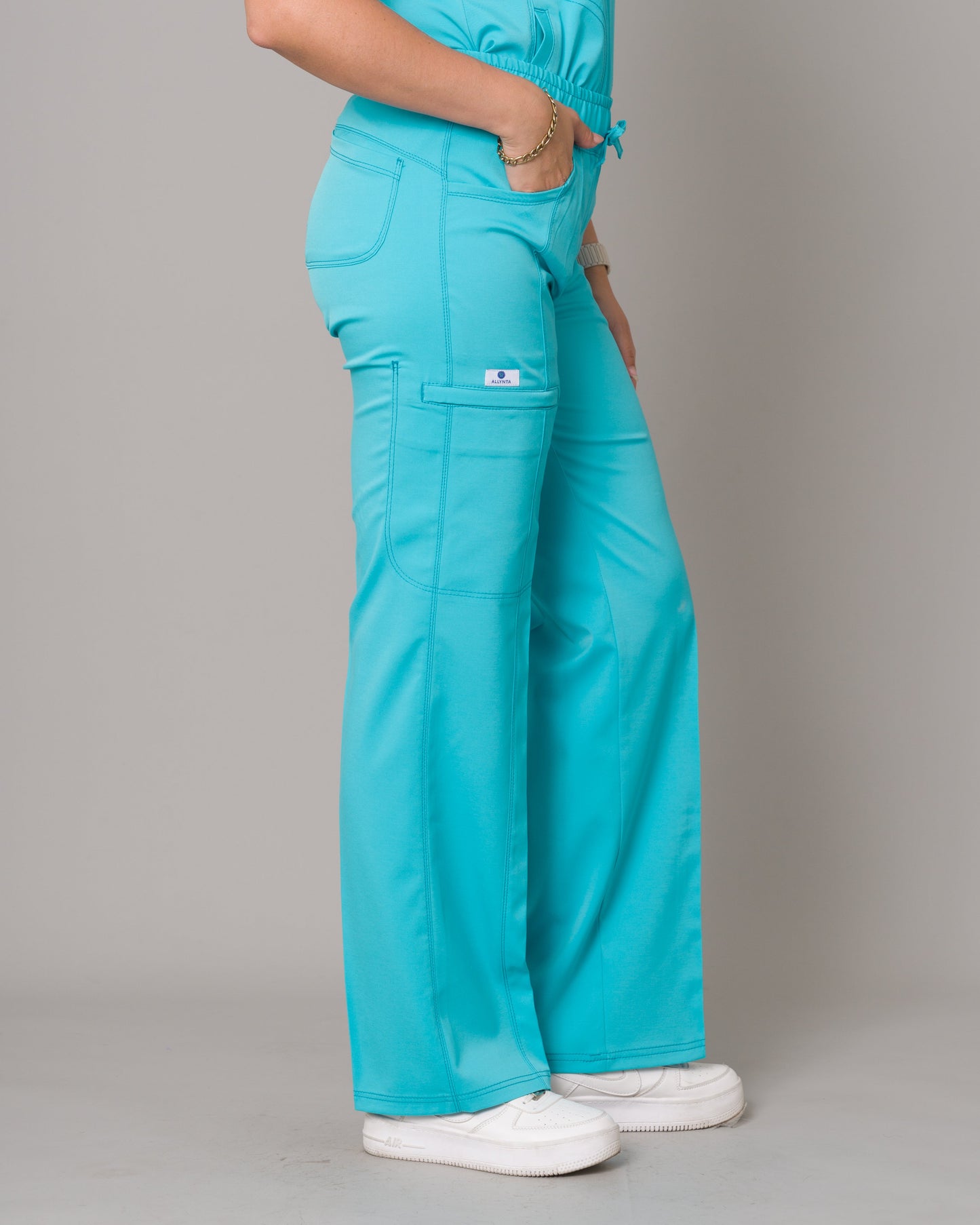 Scrub Allynta SD-02 Turquesa - Pantalón