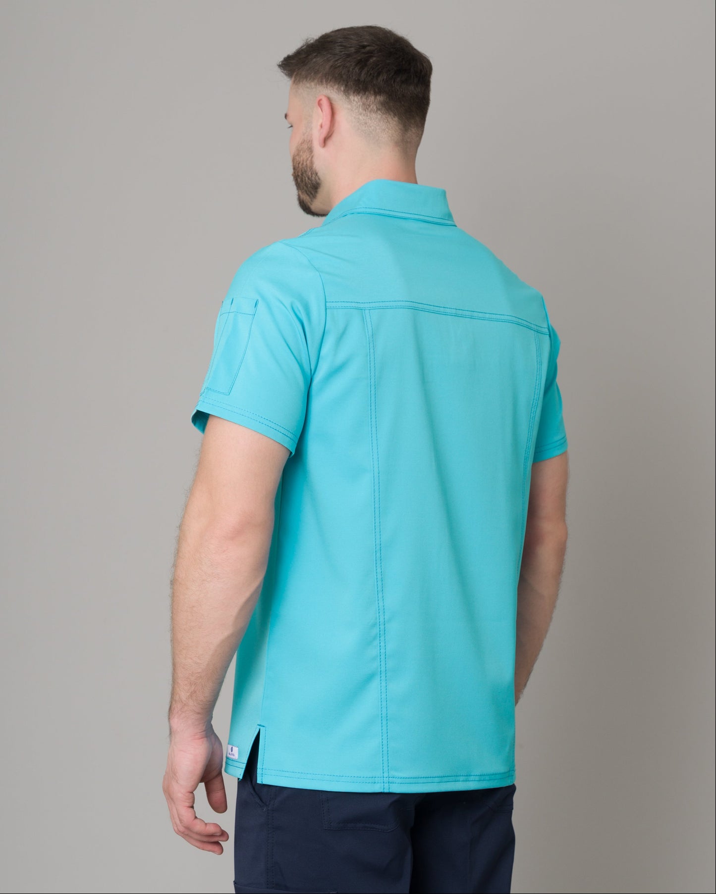 Scrub Allynta Camisero Turquesa - Chaqueta
