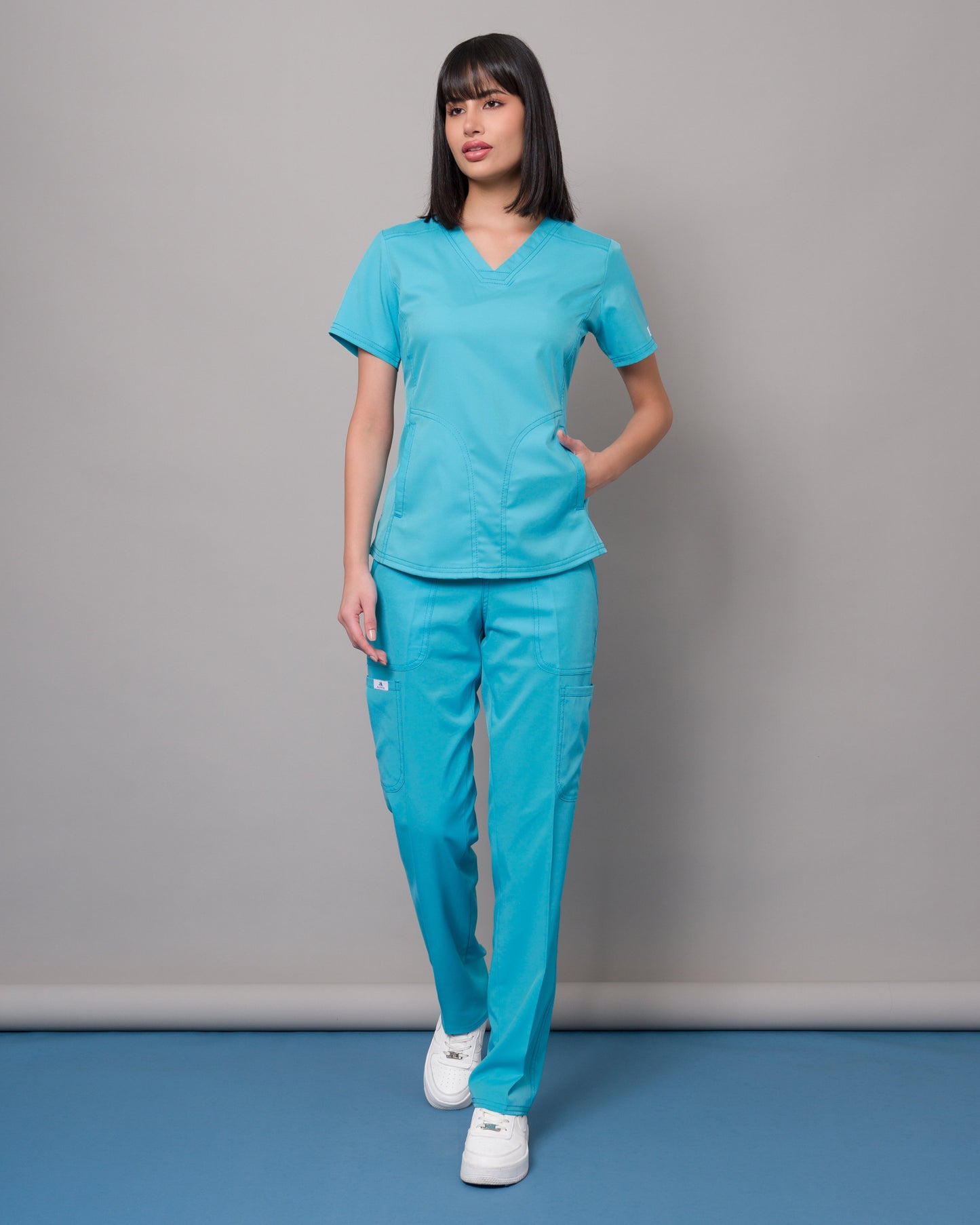 Scrub Allynta SD-02 Turquesa - Chaqueta