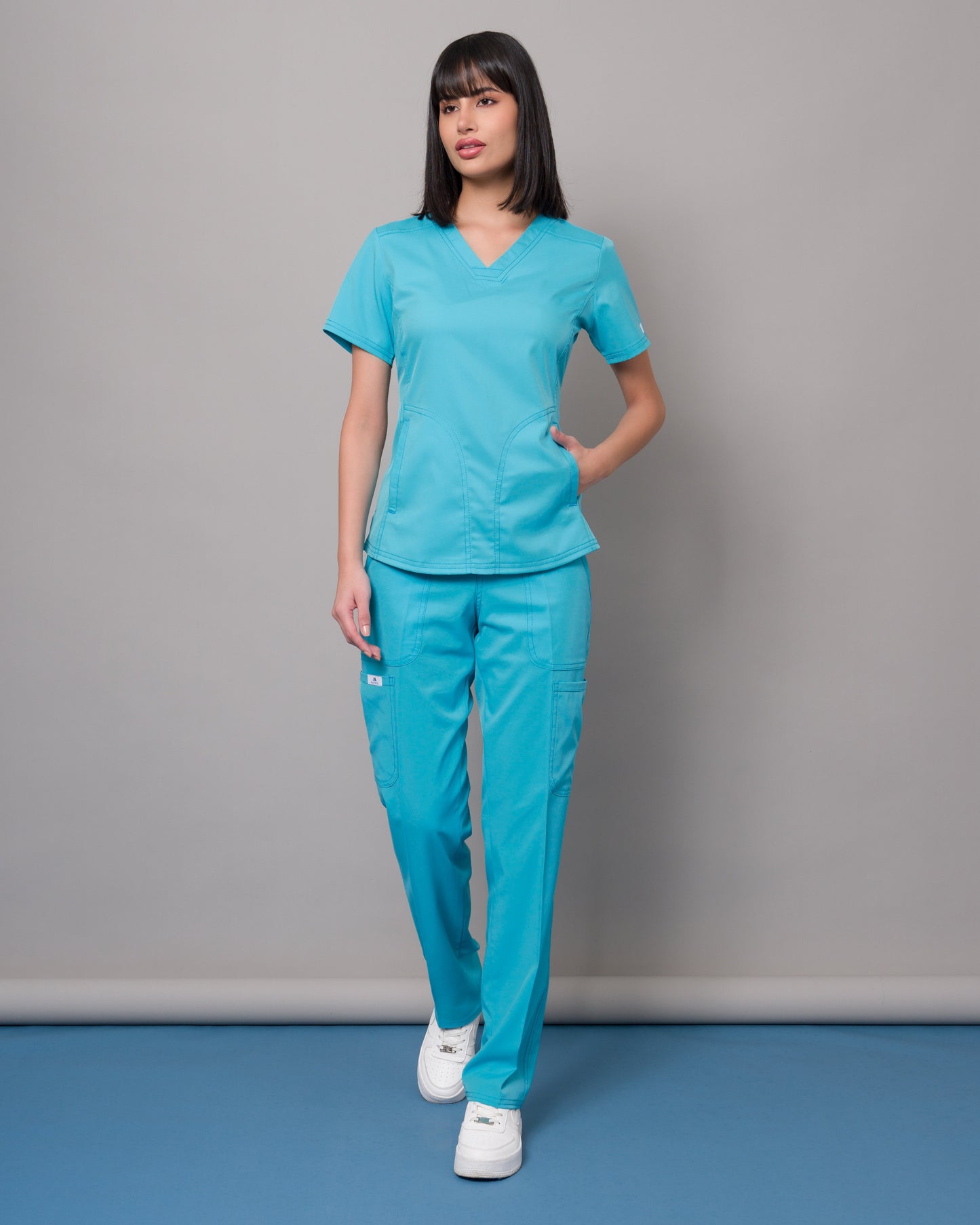 Scrub Allynta SD-02 Turquesa - Pantalón